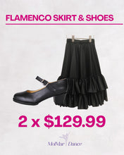 Cargar imagen en el visor de la galería, FLAMENCO SET -SKIRT &amp; SHOES
