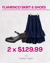 Cargar imagen en el visor de la galería, FLAMENCO SET -SKIRT &amp; SHOES
